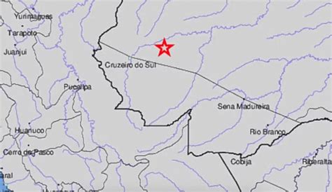 Maior tremor de terra da história do Brasil sábado foi em Tarauacá