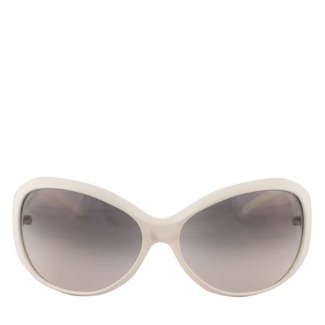 Dolce And Gabbana White Sunglasses Labelcentric