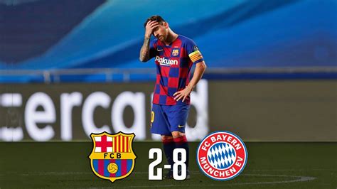 Watch: FC Barcelona 2-8 Bayern Munich | All Goals & Highlights