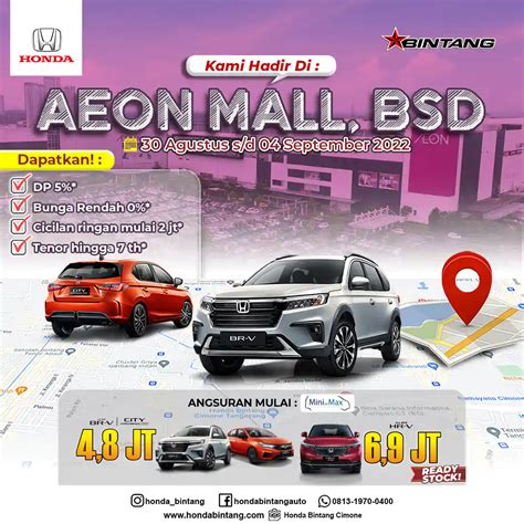 Exhibition AEON Mall BSD - Honda Bintang Cimone