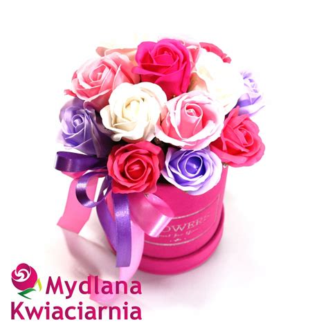 Bukiet Mydlany Kwiaty Mydlane Flower Box PREMIUM 11213545002