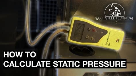 How To Calculate Static Pressure Youtube