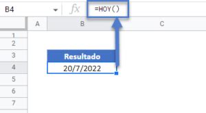 Función HOY en Excel y Google Sheets Automate Excel