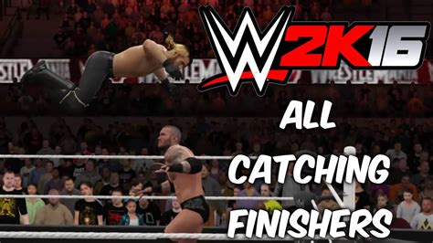 Wwe K All Catching Finishers Youtube