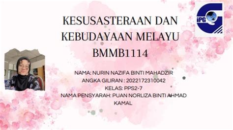 Tugasan 1 BMMB 1104 BM10622 Nurin Nazifa Binti Mahadzir Flip PDF