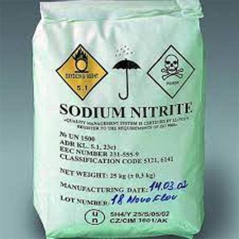 Industrial Sodium Nitrite At Best Price In Bangkok Bangkok F A