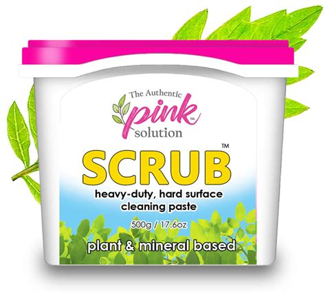 Pink Solution SCRUB: Natural multi-surface scrub cleaner – Pink ...