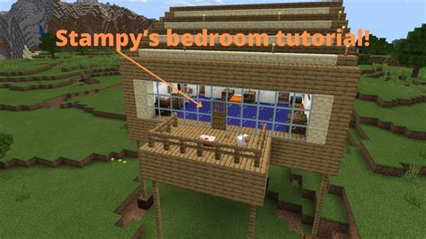 Building Stampys House 1 Stampys Bedroom Updated Tutorial YouTube