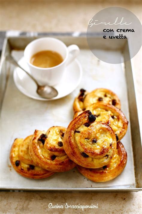 Veneziane Girelle Con Crema E Uvetta La Cucina Scacciapensieri