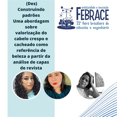 Febrace Mostra Virtual De Projetos Des Construindo Padr Es Uma