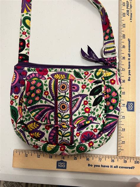 Vera Bradley Viva La Vera Saddle Up Crossbody Handbag With Matching