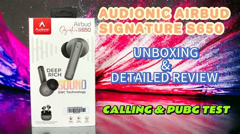 Audionic Airbud Signature S Wireless Earbuds Unboxing And Review