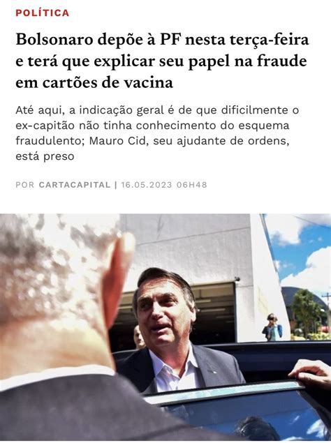 Van Liberdade On Twitter Nosso Capit O Bolsonaro Ir At A Sede Da Pf