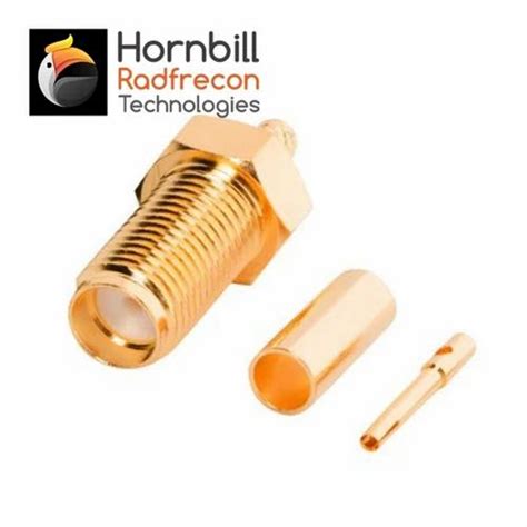 SMA Female Straight Crimp Type For RG178 Cable 18 GHz Contact