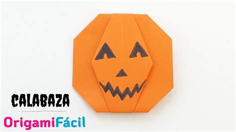 Cómo hacer una CALABAZA de papel FÁCIL para Halloween YouTube