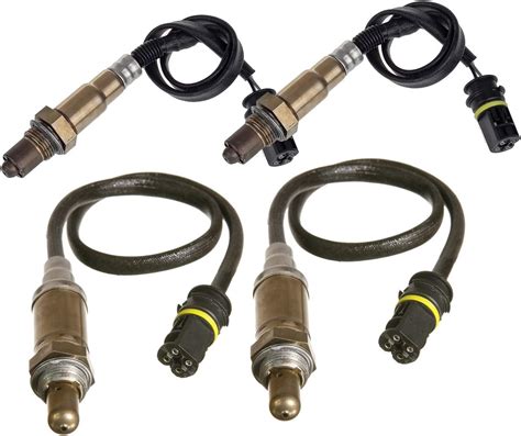 Maxfavor 4pcs Upstream Downstream Oxygen Sensor Replacement For O2 Sensor Mercedes