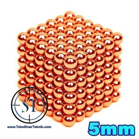 Jual 10 Butir Magnet BALL Magnetic Balls Bola Neodymium DIY Puzzle Cube