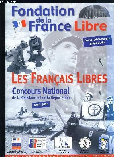 Fondation De La France Libre Les Francais Libres Concours National De