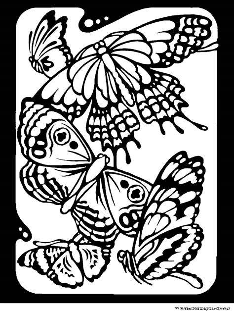 110 dessins de coloriage papillon à imprimer sur LaGuerche Page 8