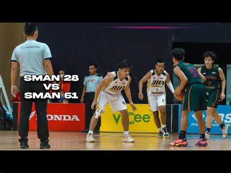 SMAN 28 Vs SMAN 61 Highlights DBL Jakarta 2021 YouTube