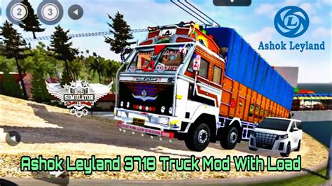 Ashok Leyland 3718 Truck Mod With Load Ashok Leyland 3718 Youtube