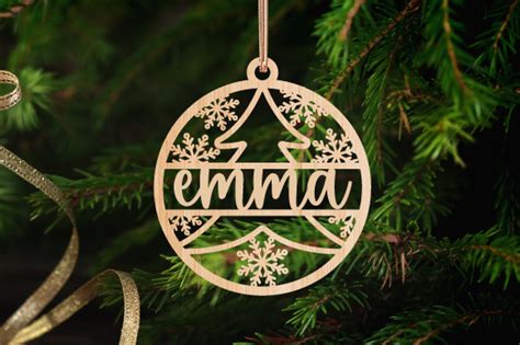 Christmas Ornament Laser Cut Svg Graphic By Afarts · Creative Fabrica