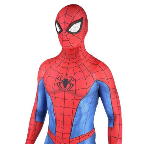 Comprar Fantasia Homem Aranha Traje Cl Ssico Game Adulto Cosplay Luxo