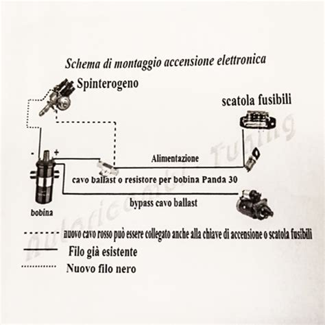 Kit Completo Per Modifica Accensione Elettronica Magnetica FIAT 500 F L