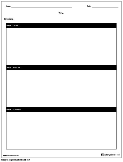 Diagrama KWL Benzi Storyboard By Ro Examples