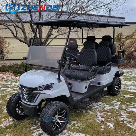 Lithium Zhenda Golf Cart Car Seater Electric Off Road Golf Car Golf