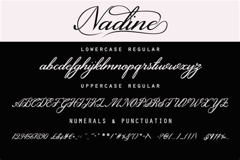 Nadine Font Fonts Hut