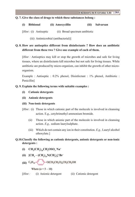 Chemistry In Everyday Life Notes For Class 12 Chemistry Pdf Oneedu24