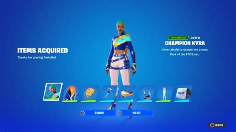 How To Get Champion Kyra And Cosmic Infinity Skin Free In Fortnite Global Championship Bundle