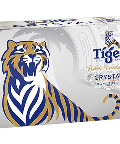 Thùng 20 lon bia Tiger Crystal 330ml Quality for Life