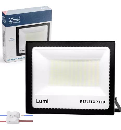 Foco Led Bivolt Lumi De W Impermeable Blanco Fr O K V