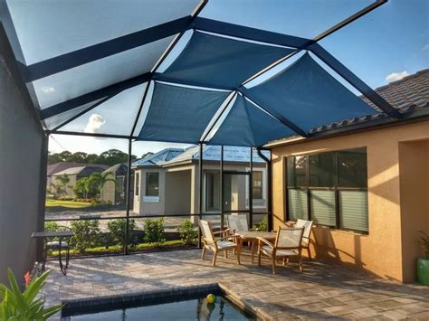 Screen Enclosures Shade Sails Spice Up Your Boring Florida Pool Cage