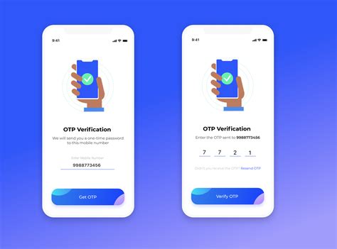 OTP Verification Screen By R Manoj On Dribbble