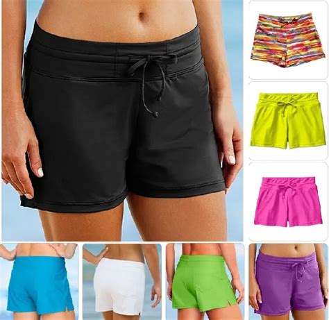 Womens Swimming Trunks Swimwear Shorts Boardshorts Swim Sport Boxers