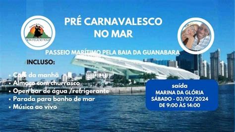 PrÉ Carnavalesco No Mar Na Marina Da GlÓria Rj Agenda Cultural Rio