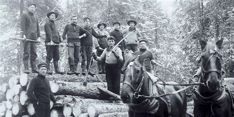 A brief history of the lumberjack, a Canadian icon - Run Ottawa