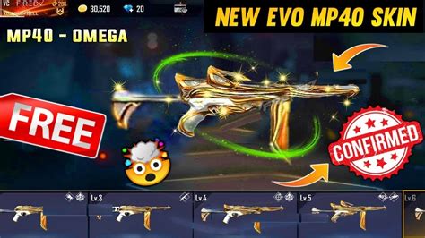 Free Fire New Update New Evolution Mp40 Gun Skin Free Fire Next