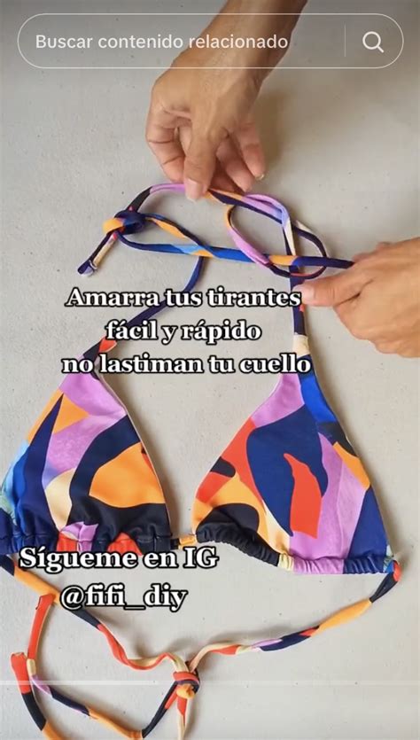 El Efectivo Truco Para Atar Los Tirantes Del Bikini