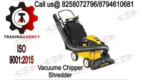 Gas Mild Steel Chipper Shredder Vacuum, OHV, Capacity: 8:1 at best ...