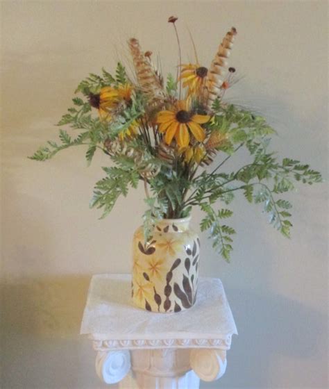 Black-Eyed Susan Flower Arrangement in by AChairInTheAttic on Etsy