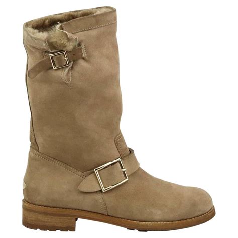 Jimmy Choo Size Tan Nude Lizard Embossed Peek A Boo Stilettos