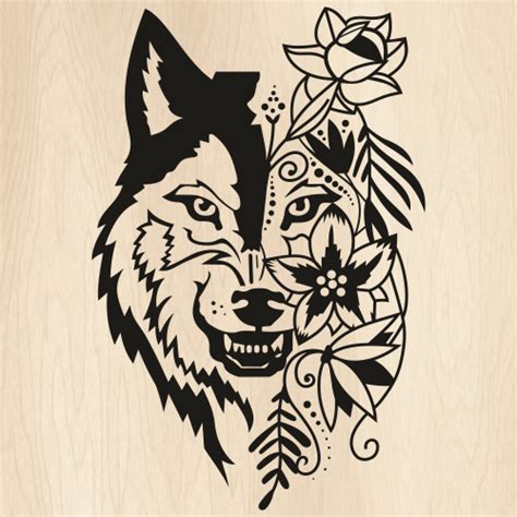 Howling Wolf Head Svg Mountain Svg Adventure Decal Svg Png Etsy Images