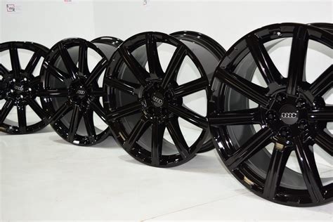 20″ AUDI Q7 FACTORY OEM ORIGINAL WHEELS BLACK 2015-2020 – Factory Wheel Republic