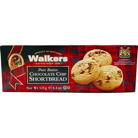 Walkers Pure Butter Chocolate Chip Shortbread Cookies Butterfield Shopping