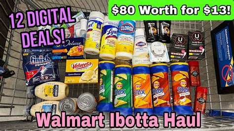 Walmart Ibotta Haul Worth For Easy Digital Deals