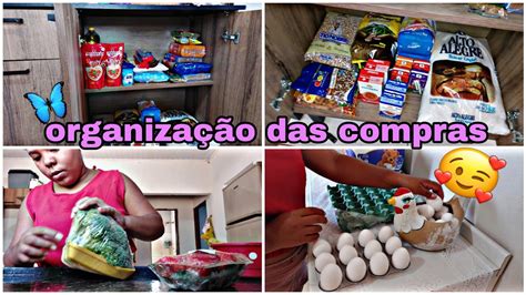 Organizando As Compras Do M S No Arm Rio Taysantos Youtube